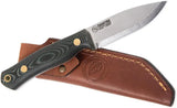 Casstrom No 8 Swedish Forest Knife Green Micarta Full Tang Scandi Grind 3.25in 14C28N Blade for Outdoor Enthusiasts by Casstrom