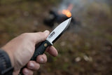 Casstrom No 8 Swedish Forest Knife Green Micarta Full Tang Scandi Grind 3.25in 14C28N Blade for Outdoor Enthusiasts by Casstrom