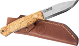 Casstrom No 8 Swedish Forest Knife Birch Handle Satin Scandi Grind 14C28N Premium Rugged Outdoor Enthusiasts by Casstrom
