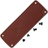 Casstrom Leather Belt Loop for Knife Sheath 1.5 Inch Mounting Fits 2 Inch Belts Includes 4 Screws Durable Brown For Outdoors by Casstrom