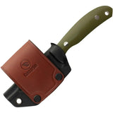 Casstrom Leather Belt Loop for Knife Sheath 1.5 Inch Mounting Fits 2 Inch Belts Includes 4 Screws Durable Brown For Outdoors by Casstrom