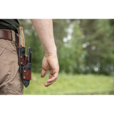 Casstrom Safari Mini Hunter Hanger Leather Construction Durable Brown For Outdoor Hunters by Casstrom