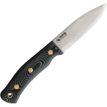 Casstrom No 10 Swedish Forest Knife Full Tang Scandi Grind 4in Satin Blade Green Micarta Handle Outdoor Use by Casstrom