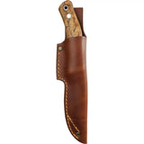 Casstrom No 10 Forest Knife Curly Birch Handle 14C28N Stainless Satin Finish Full Tang Premium Outdoor Bushcraft Tool by Casstrom