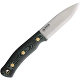Casstrom No 10 Swedish Forest Knife Scandi Grind Full Tang Green Canvas Micarta Handle For Bushcraft Enthusiasts by Casstrom