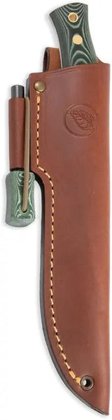 Casstrom No 14 SFK Knife With Green Micarta Handle Durable Satin Blade 10.13in Outdoor Bushcraft Enthusiasts by Casstrom