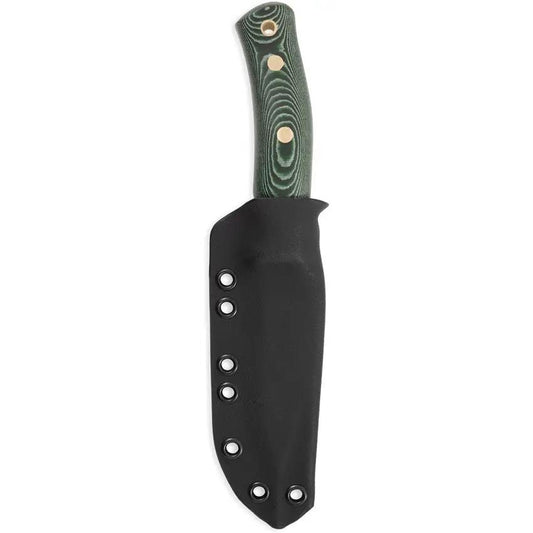 Casstrom No 10 Forest Knife With Green Micarta Handle Scandi Grind Sleipner Blade Full Tang For Bushcraft Enthusiasts by Casstrom