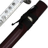 Art Gladius Katana Silver Engraved 178 Collectible For Display And Cosplay Fans Premium Sword Enthusiasts Gift by Art Gladius