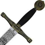 Art Gladius Excalibur Sword Decorative Bronze 201 Stainless Blade For Collectors And Cosplay Display Enthusiasts by Art Gladius