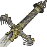 Art Gladius Barbarian Sword Gold 49 Inch Gold Toned Display Blade For Collectors And Cosplay by Art Gladius