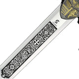 Art Gladius Richard The Lion Heart Sword 277 Majestic Decorative Display Piece For Collectors And Cosplay Fans by Art Gladius