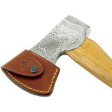 Casstrom Leather Axe Sheath For Agdor 540025 3mm Veg-Tan Full-Grain Cognac Leather Durable Outdoor Enthusiasts by Casstrom