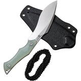 Civivi Vaquita II Neck Knife Jade G10 Full Tang Handle 3.25in Nitro V Blade For EDC Enthusiasts by Civivi