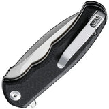 Civivi Mini Praxis Linerlock Knife Black G10 Handle 3in D2 Blade EDC Everyday Carry by Civivi