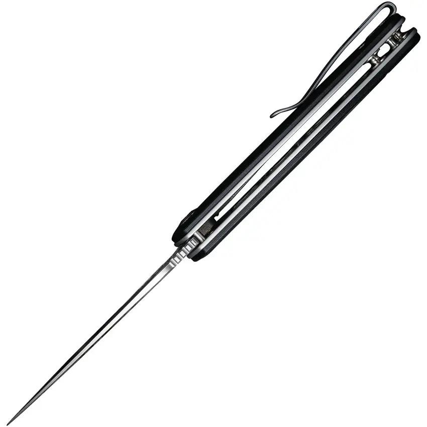 Civivi Mini Praxis Linerlock Knife Black G10 Handle 3in D2 Blade EDC Everyday Carry by Civivi