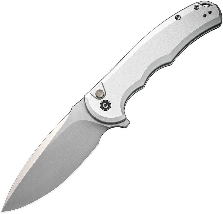 Civivi Praxis Button Lock Silver C18026E-2 by Civivi