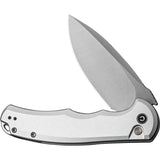 Civivi Praxis Button Lock Folding Knife With Nitro V Steel Drop Point Blade Aluminum Handle EDC Ready by Civivi