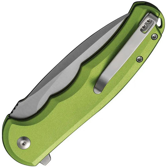 Civivi Praxis Button Lock Knife Lime Aluminum Handle EDC Ready With Nitro V Satin Drop Point Blade by Civivi