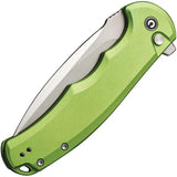 Civivi Praxis Button Lock Knife Lime Aluminum Handle EDC Ready With Nitro V Satin Drop Point Blade by Civivi