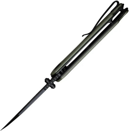 Civivi Elementum Linerlock Knife 3 Inch Nitro V Wharncliffe Blade OD Green G10 Handle For EDC Enthusiasts by Civivi