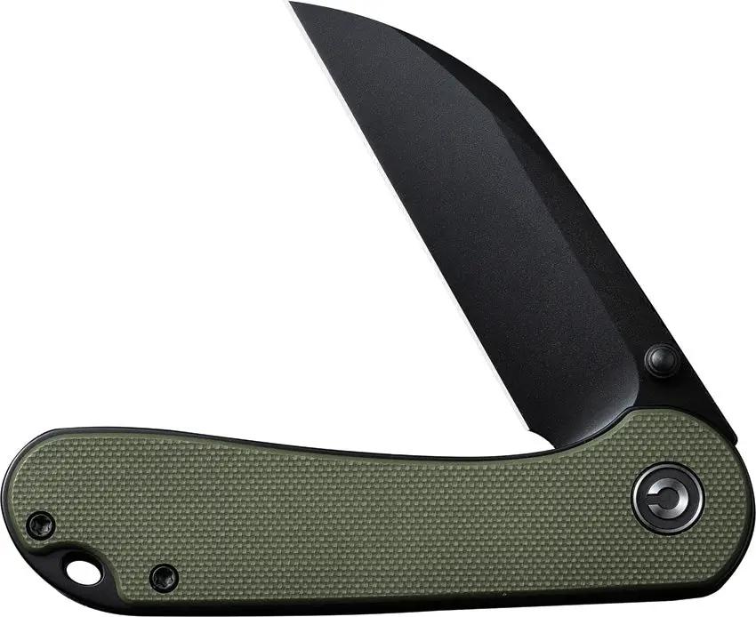 Civivi Elementum Linerlock Knife 3 Inch Nitro V Wharncliffe Blade OD Green G10 Handle For EDC Enthusiasts by Civivi