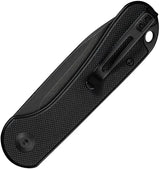 Civivi Elementum Slip Joint Knife 3in 14C28N Sandvik Blade Black G10 EDC Friendly by Civivi
