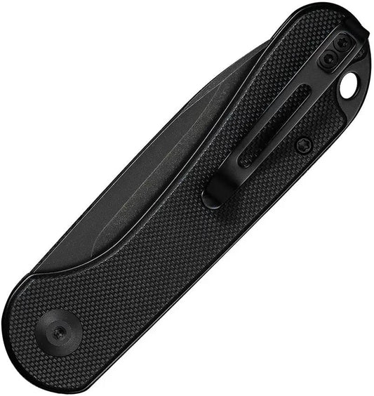 Civivi Elementum Slip Joint Knife 3in 14C28N Sandvik Blade Black G10 EDC Friendly by Civivi
