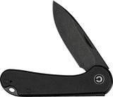 Civivi Elementum Slip Joint Knife 3in 14C28N Sandvik Blade Black G10 EDC Friendly by Civivi