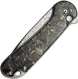 Civivi Elementum II Button Lock Knife With Damascus Blade And Carbon Fiber Handle For EDC Enthusiasts by Civivi
