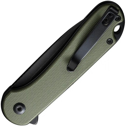 Civivi Elementum II Button Lock Knife For EDC Enthusiasts 4 Inch Closed Nitro V Drop Point OD Green G10 by Civivi