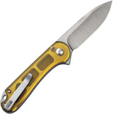Civivi Elementum II Button Lock Ultem Folding Knife Nitro V Three Inch Blade, Four Inch Closed, EDC Ready by Civivi