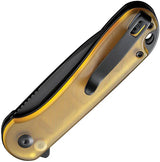 Civivi Elementum II Button Lock EDC Knife With Nitro V 3 Inch Drop Point Ultem Handle Clip by Civivi