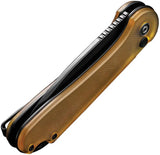Civivi Elementum II Button Lock EDC Knife With Nitro V 3 Inch Drop Point Ultem Handle Clip by Civivi