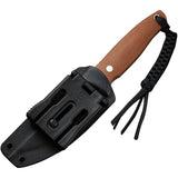 Civivi Tamashii Fixed Blade Knife D2 Steel 4.13in Blade Full Tang Brown Micarta Outdoor EDC Lanyard Hole Kydex Sheath by Civivi