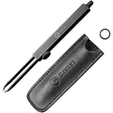Civivi Tac N Tweeze Tweezers With Brass Handle Stonewashed Finish Open 4.75in EDC Designed By Bob Terzuola by Civivi