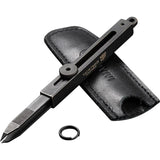 Civivi Tac N Tweeze Tweezers With Brass Handle Stonewashed Finish Open 4.75in EDC Designed By Bob Terzuola by Civivi