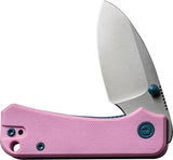 Civivi Baby Banter Linerlock Knife 2.25 Inch Nitro V Satin Blade Pink G10 Handle EDC Enthusiasts by Civivi