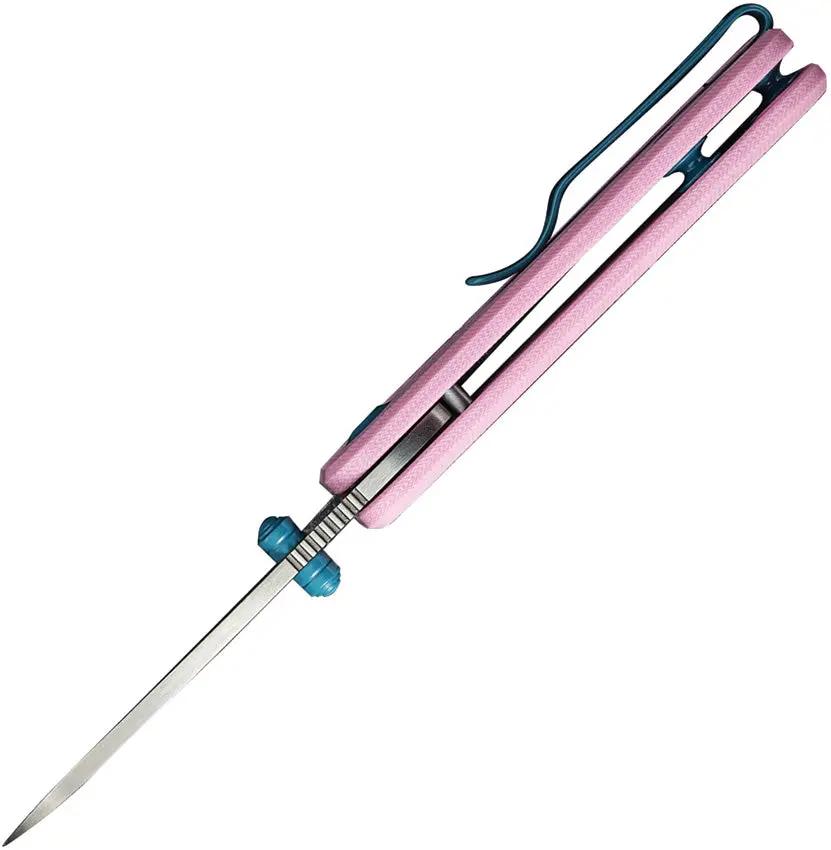 Civivi Baby Banter Linerlock Knife 2.25 Inch Nitro V Satin Blade Pink G10 Handle EDC Enthusiasts by Civivi