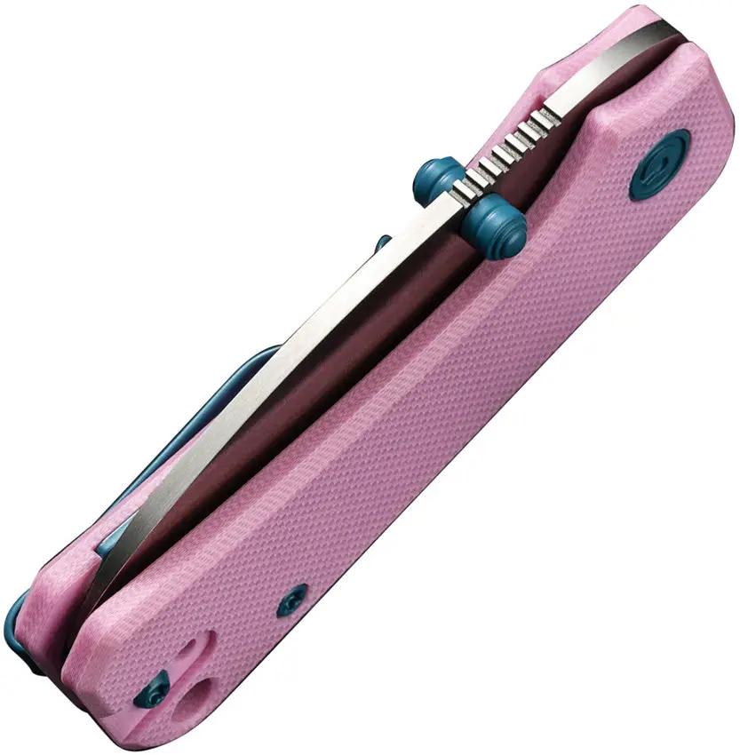 Civivi Baby Banter Linerlock Knife 2.25 Inch Nitro V Satin Blade Pink G10 Handle EDC Enthusiasts by Civivi