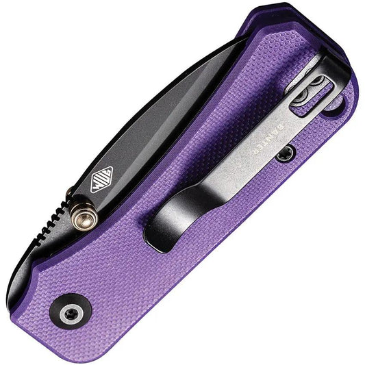 Civivi Baby Banter Linerlock Knife with Nitro V Blade Purple G10 Handle Premium EDC for Pocket Carry by Civivi