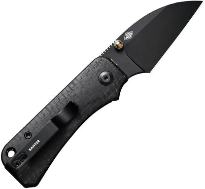 Civivi Baby Banter Wharncliffe Knife Nitro V Steel EDC Compact Black Micarta Handle by Civivi