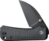 Civivi Baby Banter Wharncliffe Knife Nitro V Steel EDC Compact Black Micarta Handle by Civivi