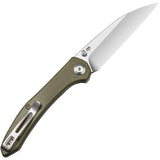 Civivi Hadros Liner Lock Knife Olive Micarta Handle 10Cr15CoMoV Satin Blade EDC Ready by Civivi