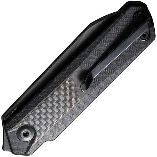 Civivi Ki V Plus EDC Knife Nitro V Blade With Black G10 Handle And Carbon Fiber Inlay by Civivi