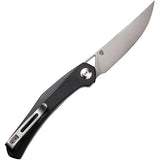 Civivi Lazar Linerlock Knife With Premium Stonewash Blade And Black G10 Handle For EDC Enthusiasts by Civivi