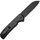 Civivi Chevalier Button Lock Knife Black Stonewash Blade 14C28N Sandvik Premium EDC Everyday Carry by Civivi