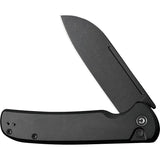 Civivi Chevalier Button Lock Knife Black Stonewash Blade 14C28N Sandvik Premium EDC Everyday Carry by Civivi