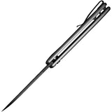 Civivi Chevalier Button Lock Folding Knife 14C28N Blade Gray Aluminum Handle EDC Premium by Civivi