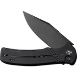 Civivi Cogent Button Lock Folding Knife Black Stonewash 14C28N Blade G10 Handle Ideal For EDC Enthusiasts by Civivi