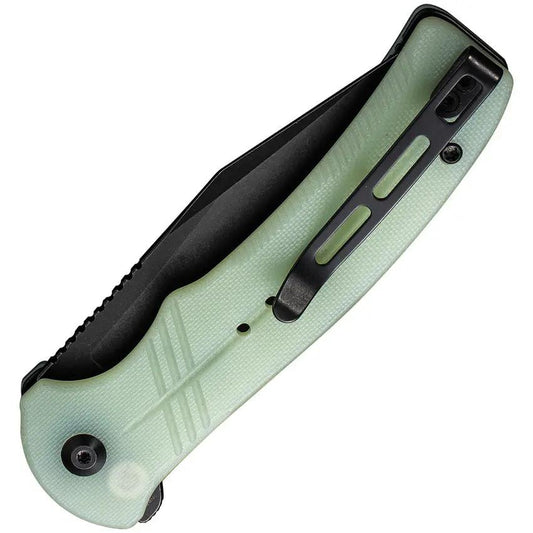 Civivi Cogent Button Lock Knife Jade G10 Handle 3.5in Sandvik Blade EDC For Enthusiasts by Civivi